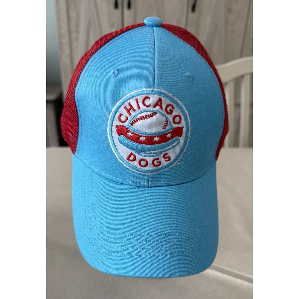 Chicago Dogs Trucker Hat Snapback Mesh Baseball Cap BWM Global‎ Headwear